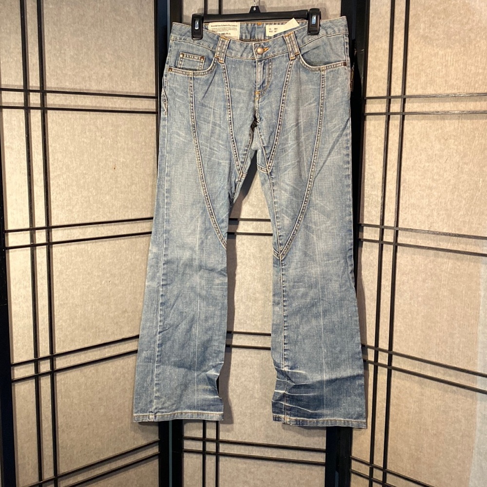 &denim flared bottom jeans size 30